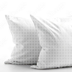 Ultra Soft & Supportive Check Pillow with Extra Hollowfiber Filling - Available in Packs of 1, 2, or 4 - Perfect for Restful Sleep 365shopping.co.uk