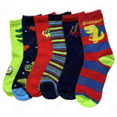 Boys Ankle Socks baby dinosaur Kids Designer Childern Socks 6 Pairs UK 365shopping.co.uk
