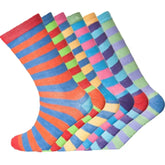 Designer Men's Socks 6 Pairs Cotton Rich Casual Socks Work Socks Size UK 6-11 365shopping.co.uk