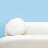 Round Cushion Inserts 14" Hollowfiber Filled Circular Pillow Fillers for Sofa, Chair & Seat Comfort 365shopping.co.uk