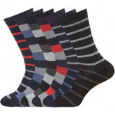 Designer Men's Socks 6 Pairs Cotton Rich Casual Socks Work Socks Size UK 6-11 365shopping.co.uk