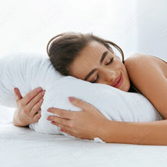 V Shaped Pillow Hollowfibre Filled  Pregnancy and Maternity Pillow Head, Neck & Body Support Pillow for comfort and Pregnancy Relief