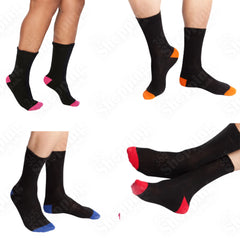Women Designer Socks Cotton Blend Socks for Casual Use 6 Pairs Size UK 4-7 365shopping.co.uk