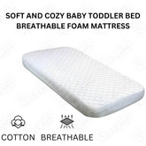 Soft & Cozy Breathable Foam Mattress for Baby & Toddler Ensuring Safe, Cozy Sleep 365shopping.co.uk