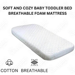 Soft & Cozy Breathable Foam Mattress for Baby & Toddler Ensuring Safe, Cozy Sleep 365shopping.co.uk