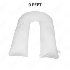 U-Shaped Full Body and Maternity Pillow - 9 feet and 12 feet Orthopedic Pregnancy Support & Nursing Cushion 365shopping.co.uk