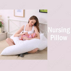 U-Shaped Full Body and Maternity Pillow - 9 feet and 12 feet Orthopedic Pregnancy Support & Nursing Cushion 365shopping.co.uk