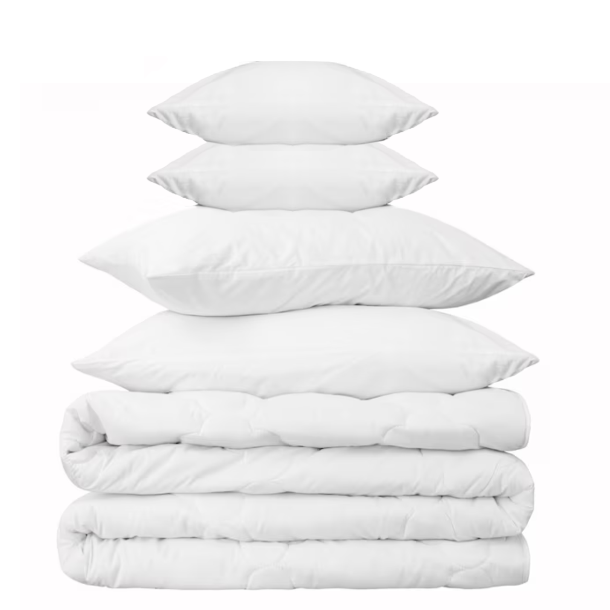 Best Deal Bundle 1 Duvet King Size, 2 Bounce Back Pillows & 2 Cushions (18"x18") - Ultimate Comfort at a Great Price