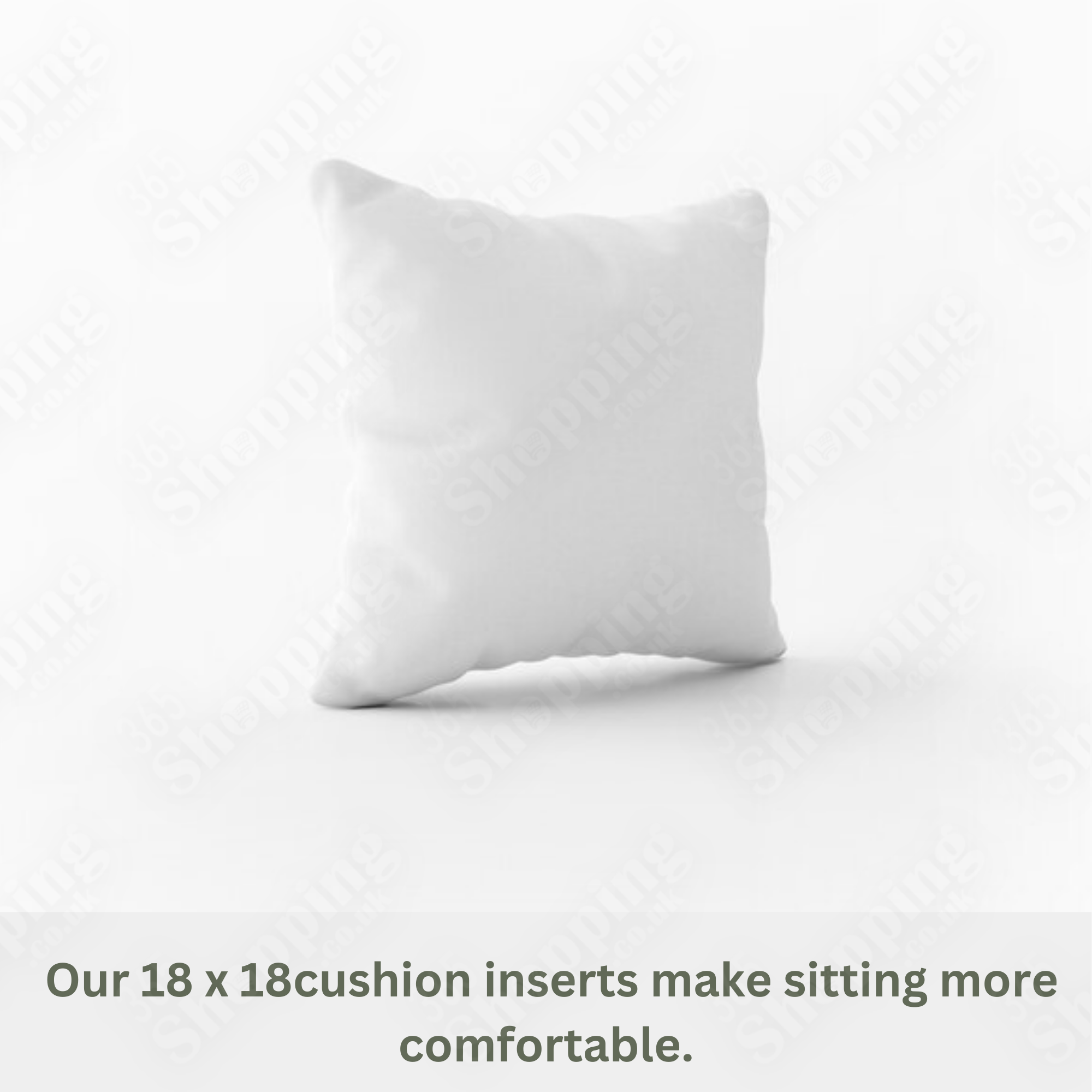 Hollowfiber Cushion Pads Size 18" x 18" Inner Inserts Scatters Sofa, Chair Cushion Fillers Pads Set, Size (45cm x 45cm) Pack 1 to 10