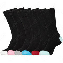 Cotton Rich Men's Socks Designer Socks 6 Pairs Casual Socks Work Socks Size UK 6-11