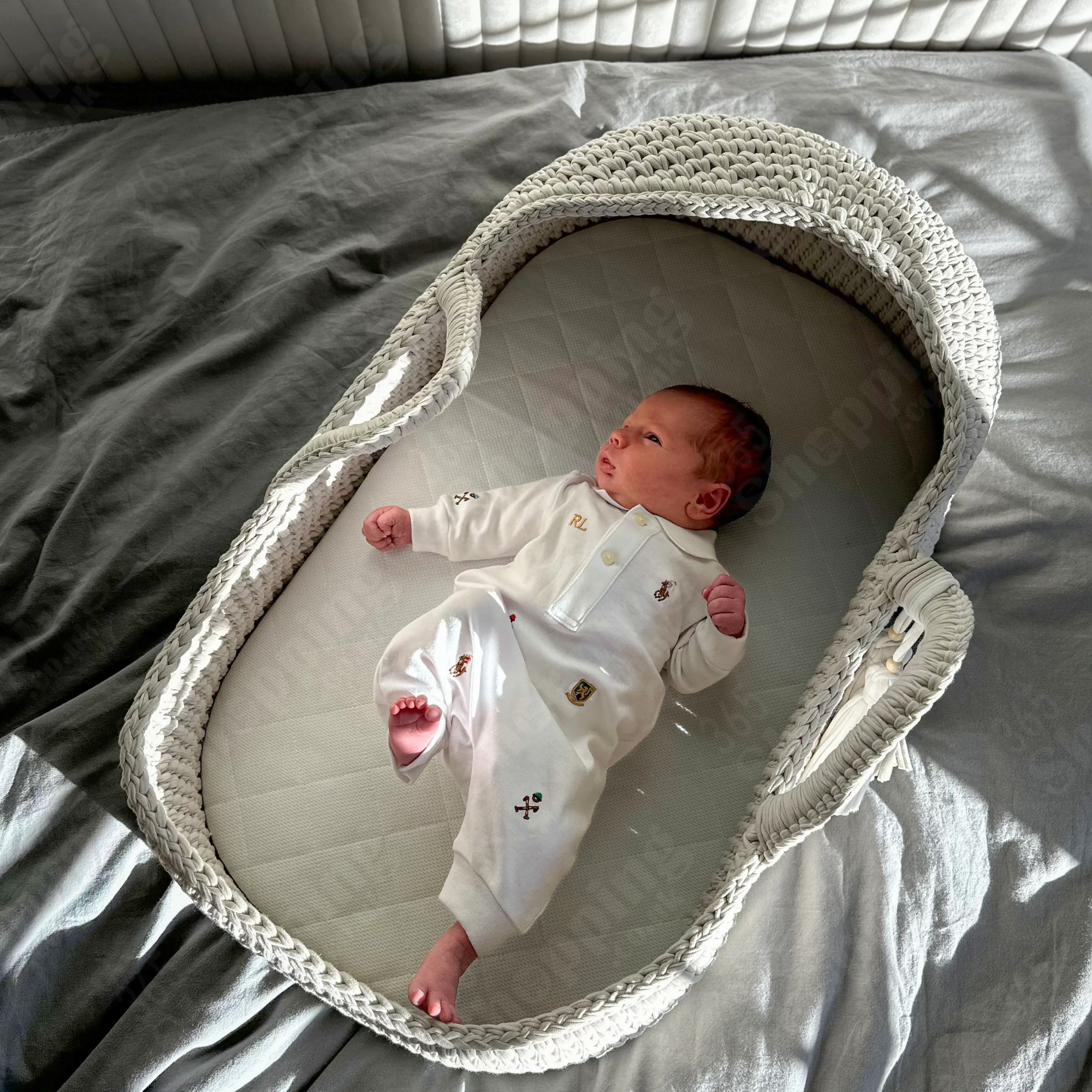 Pram Mattress Quilted Moses Basket Mattress Soft & Breathable Oval Shaped All UK Sizes