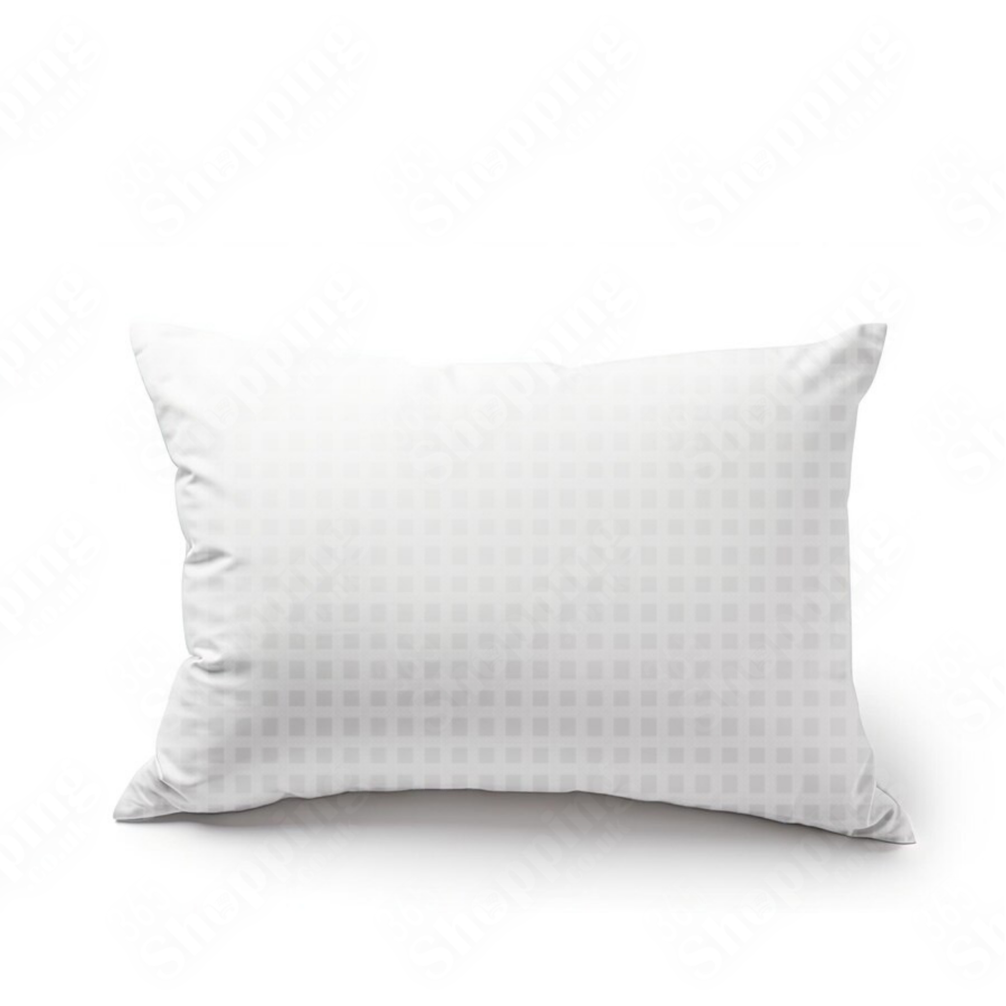 Ultra Soft & Supportive Check Pillow with Extra Hollowfiber Filling - Available in Packs of 1, 2, or 4 - Perfect for Restful Sleep