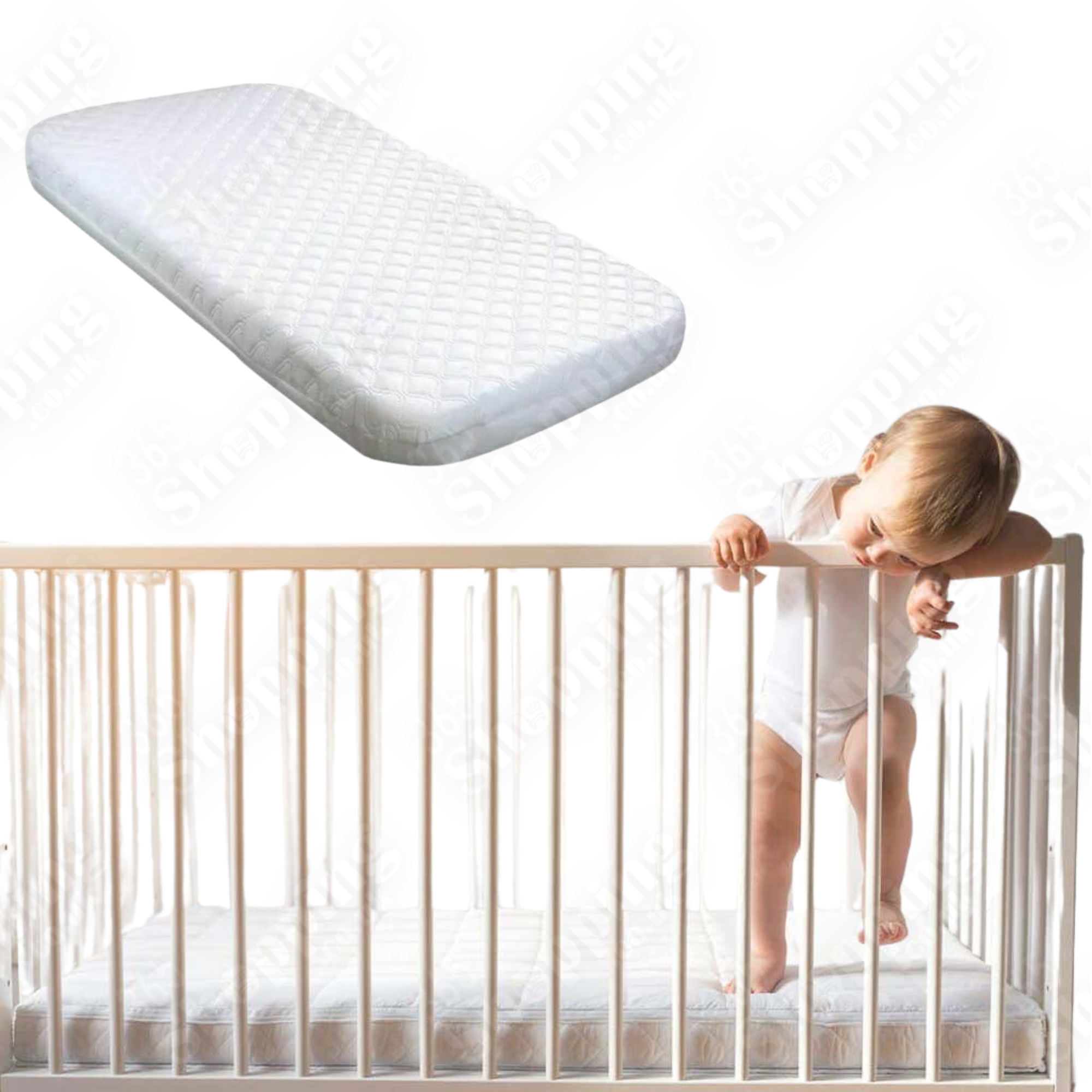 Soft & Cozy Breathable Foam Mattress for Baby & Toddler Ensuring Safe, Cozy Sleep