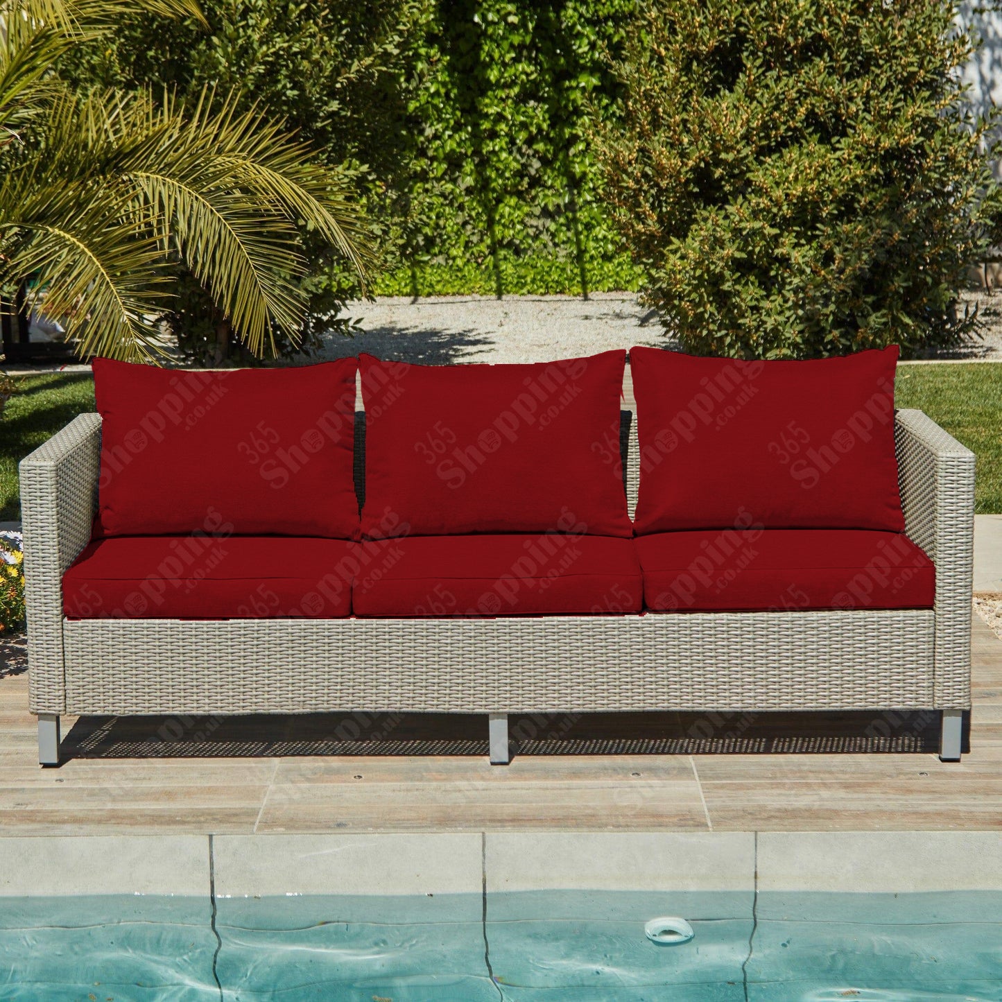 Comfortable Cushion Pads for Keter Allibert California Rattan Garden Furniture – Outdoor Sofa & Armchair Seat Pads