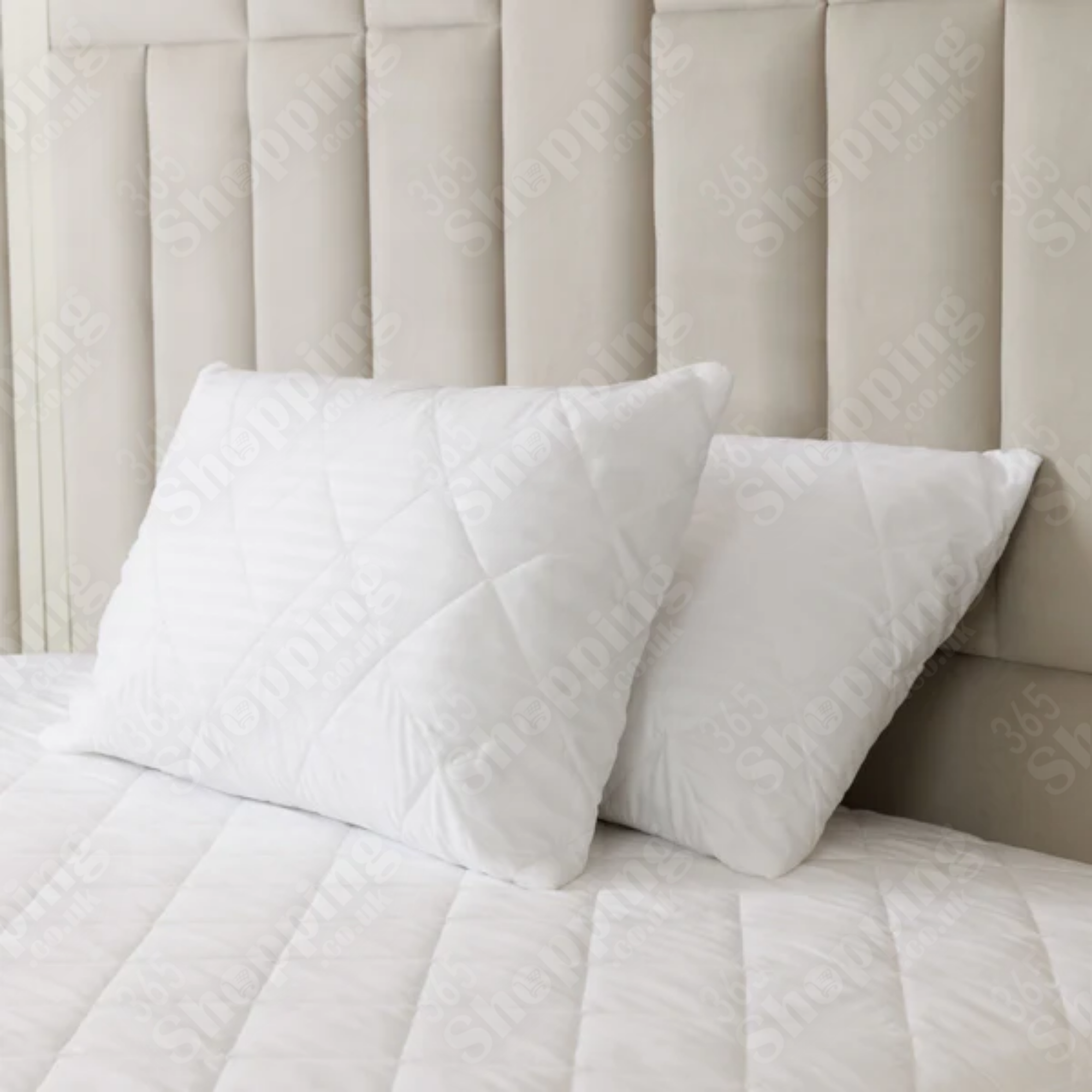 Bounce Back Quilted Pillows Super Soft  - Pack of 1, 2 or 4 - For a Great Night's Sleep