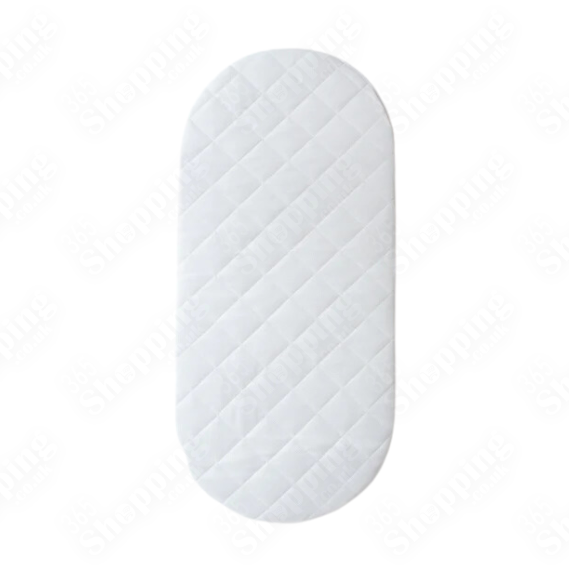 Pram Mattress Quilted Moses Basket Mattress Soft & Breathable Oval Shaped All UK Sizes