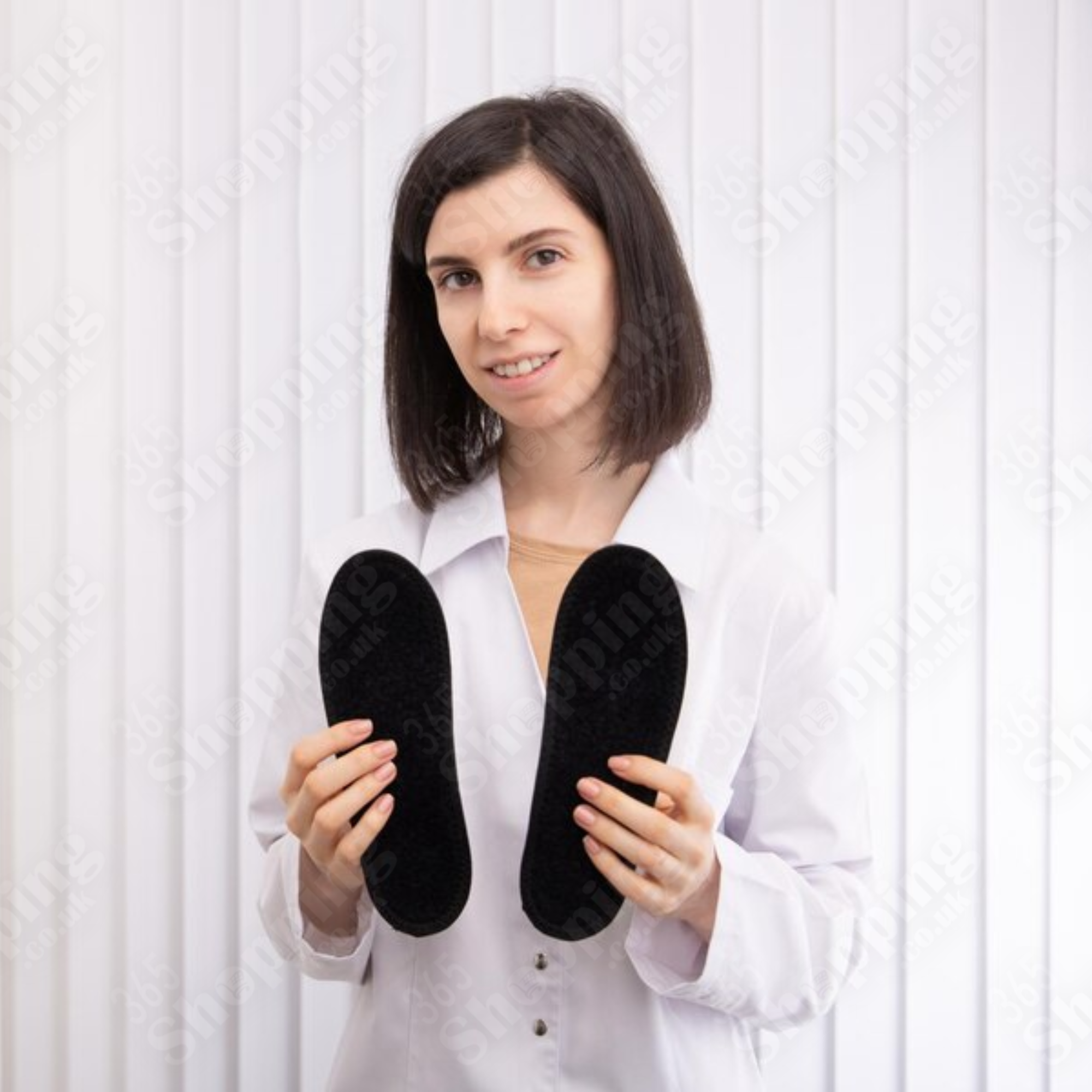 6 Pairs Women's Invisible Socks Black, Cotton Rich No Show Everyday Trainer Socks Size 4-7