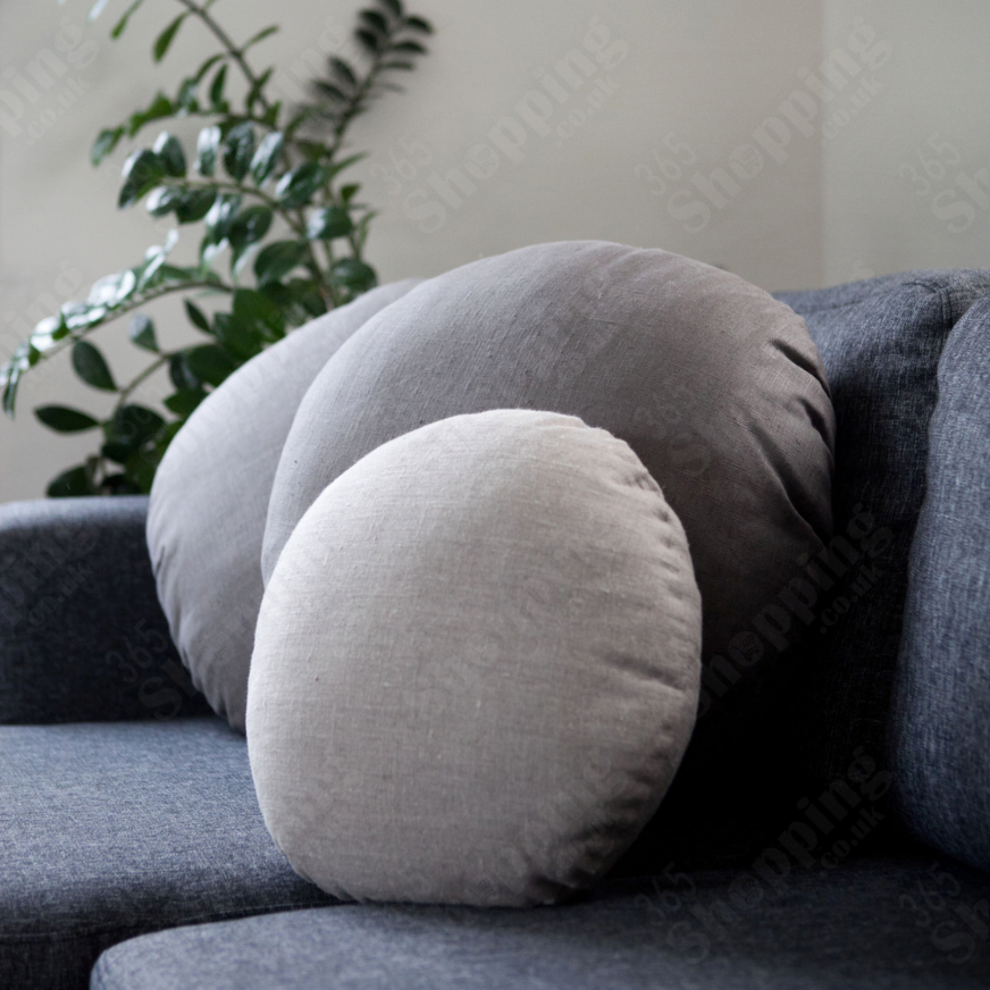 Hollowfiber Filled Round Cushion Inserts 18" ircular Pillow Fillers for Sofa, Chair Seat Comfort