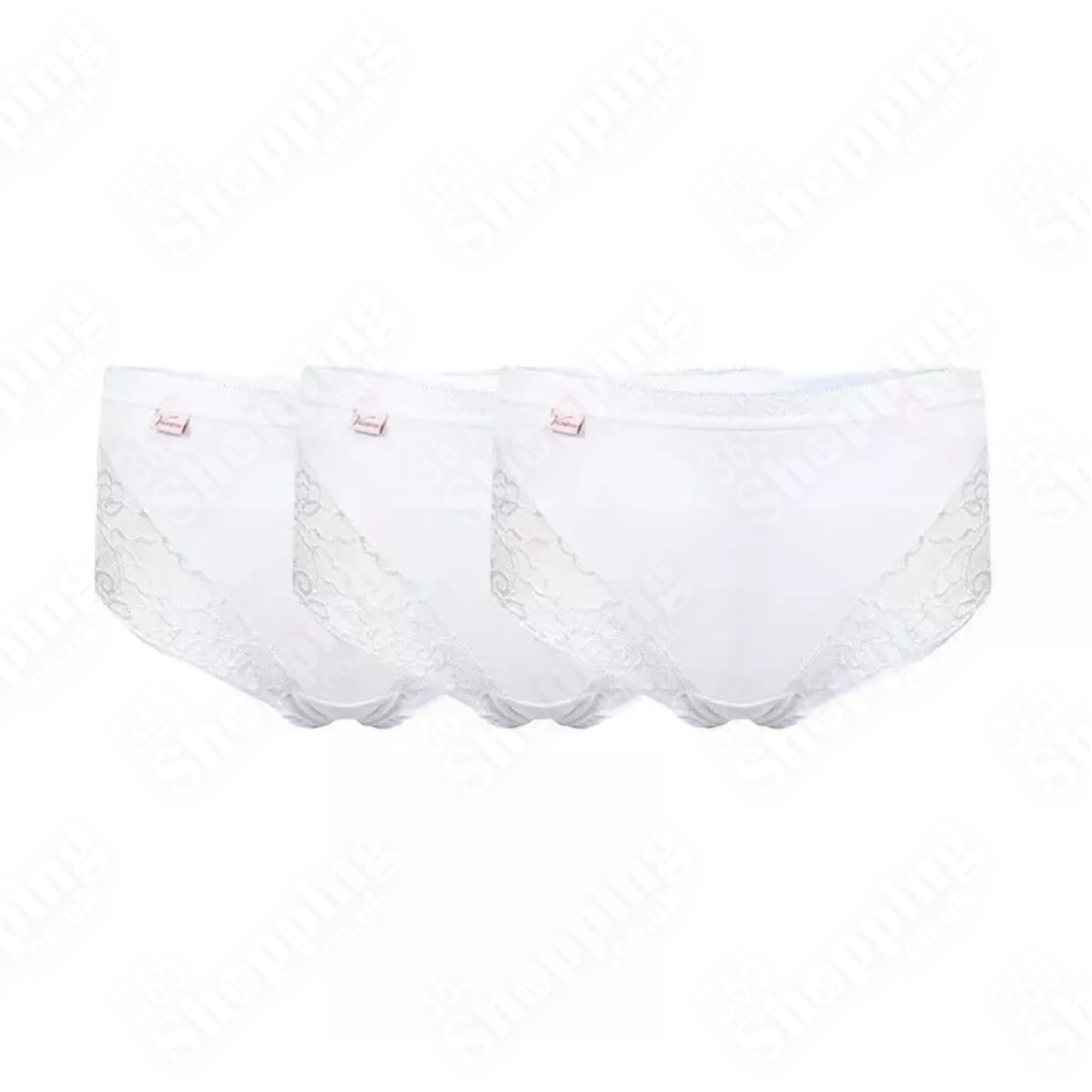 Cotton Rich Pack of 3 and 6 Ladies Briefs Lace Maxi Adults Women Knickers Pants Underwear