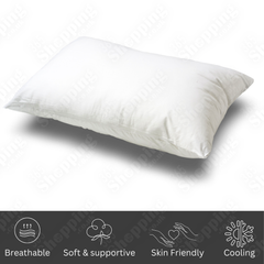 Bounce Back Hollowfiber Pillows Soft Comfortable Standard Pillow Hypoallergenic Bedding Pillow