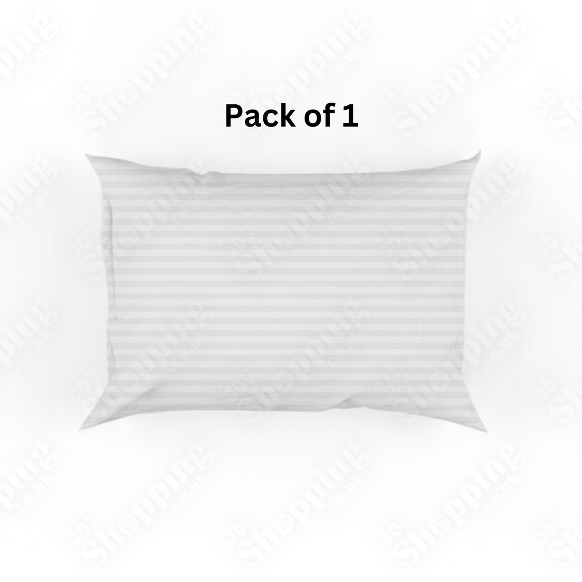 Hotel Quality Extra-Filled Stripe Pillows Bounce Back Bed Pillows, Available in Packs of 1, 2, or 4