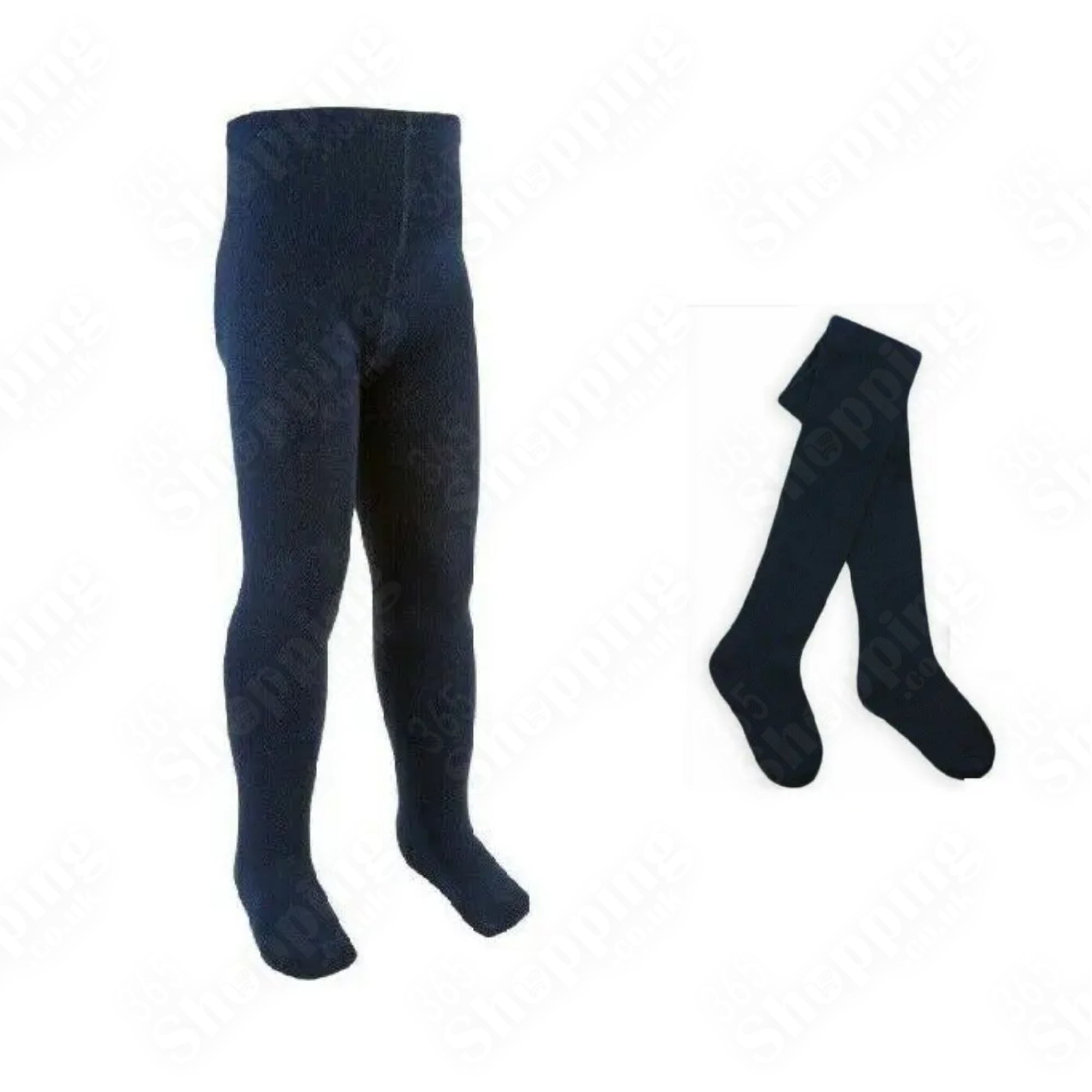 Girls School Tights - Cotton  Rich Girls Tights Warm, Soft & Thick - Ages 3-12 Years - Available in 3 Pairs