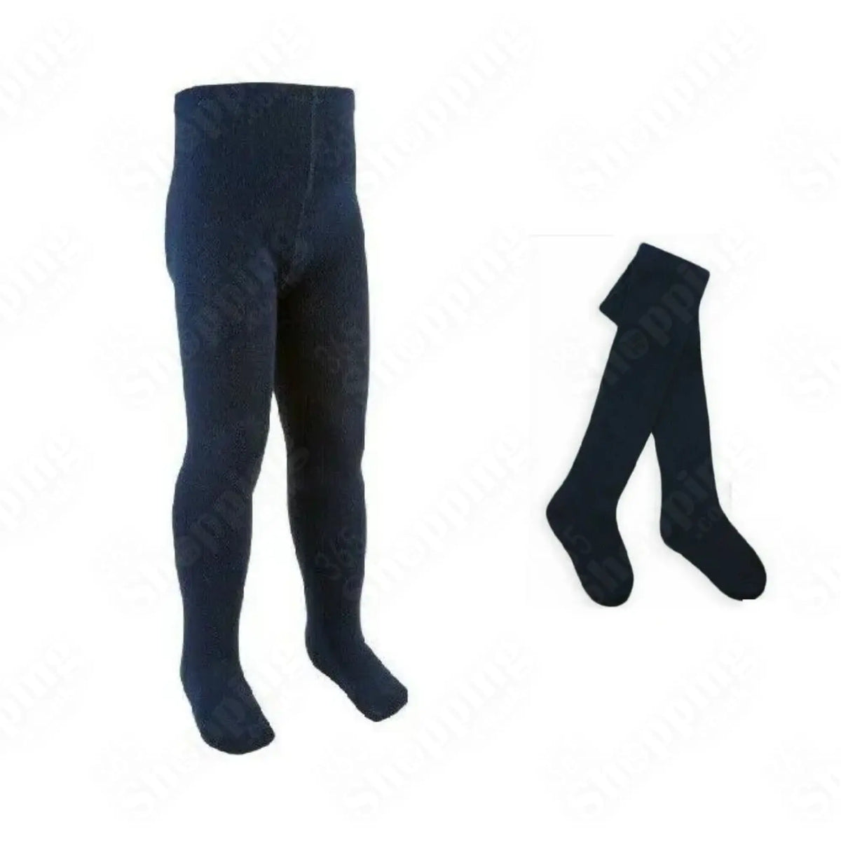 Girls School Tights - Cotton  Rich Girls Tights Warm, Soft & Thick - Ages 3-12 Years - Available in 3 Pairs 365shopping.co.uk