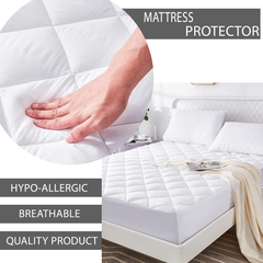 Premium Extra Deep Quilted Mattress Protector Fitted Bed Cover All UK Sizes