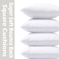 Cushion Pads Deep Filled HollowFibre Pumped Fillers Inner Inserts Scatters Square Cushion